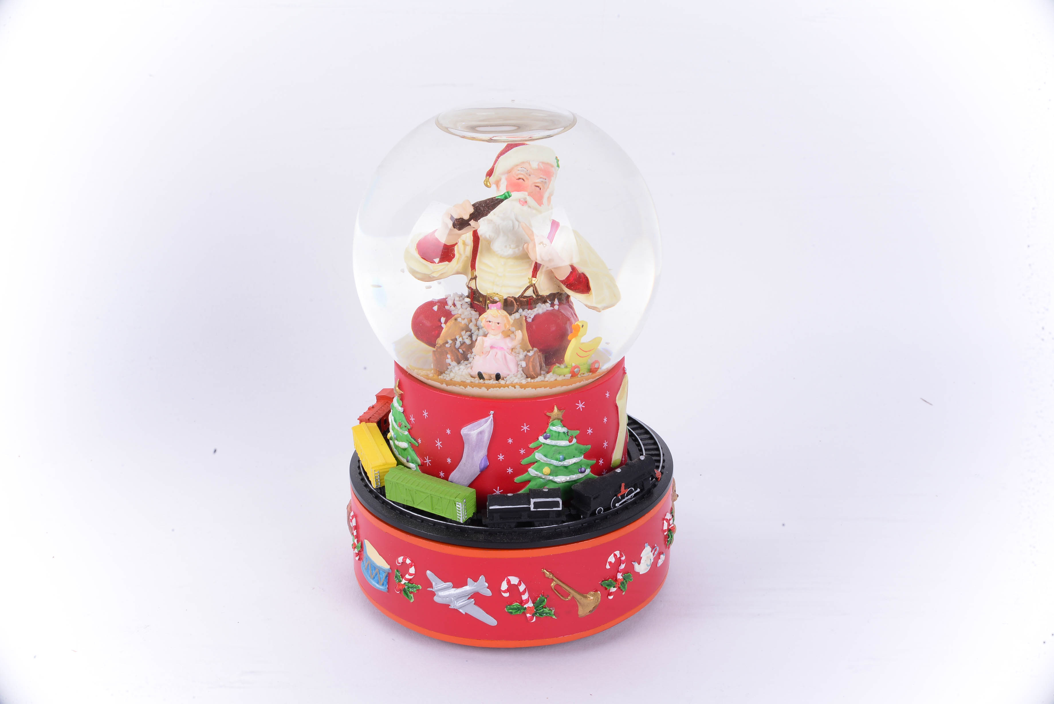 50th Anniversary Peanuts and Coca-Cola Snow Globes