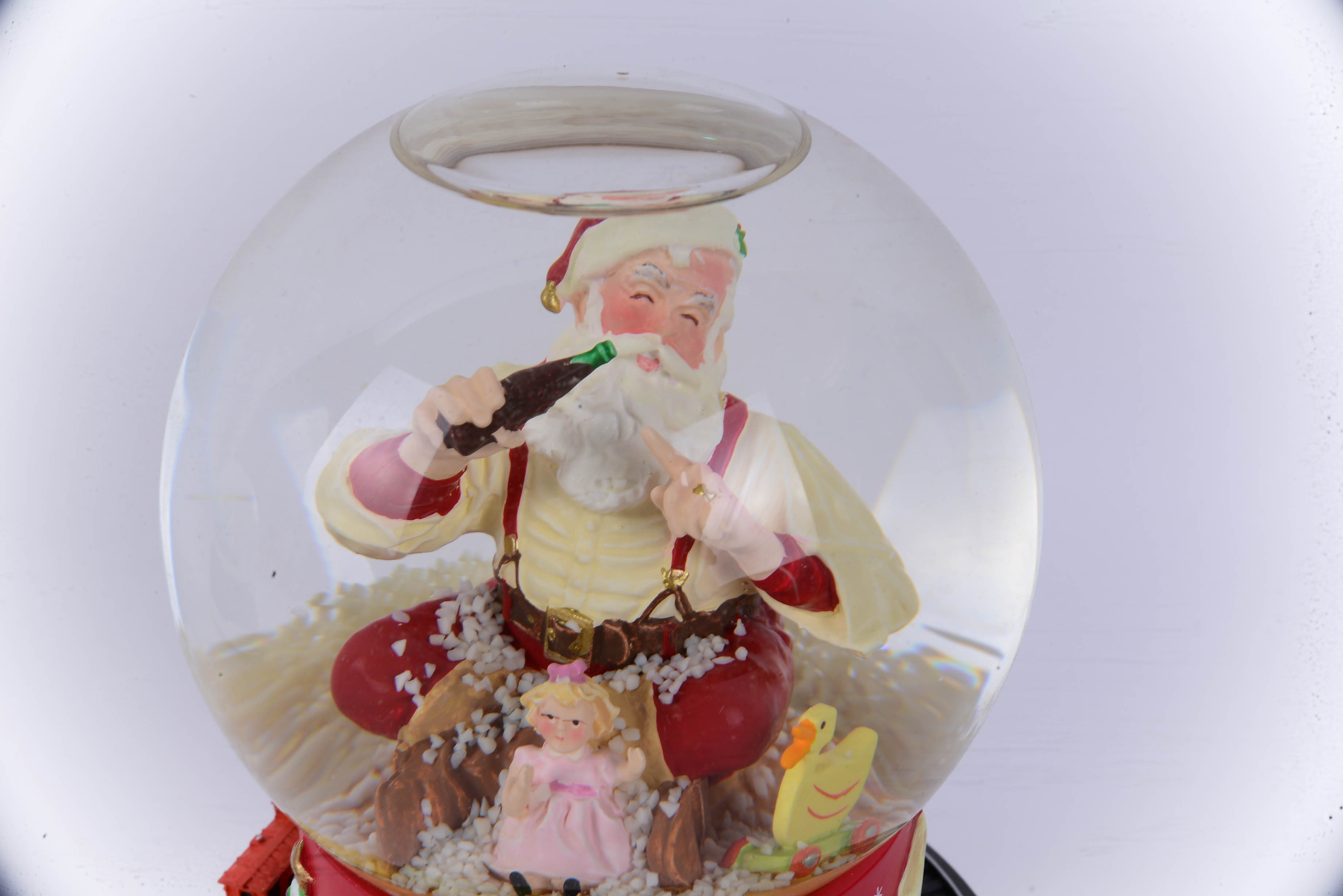 50th Anniversary Peanuts and Coca-Cola Snow Globes