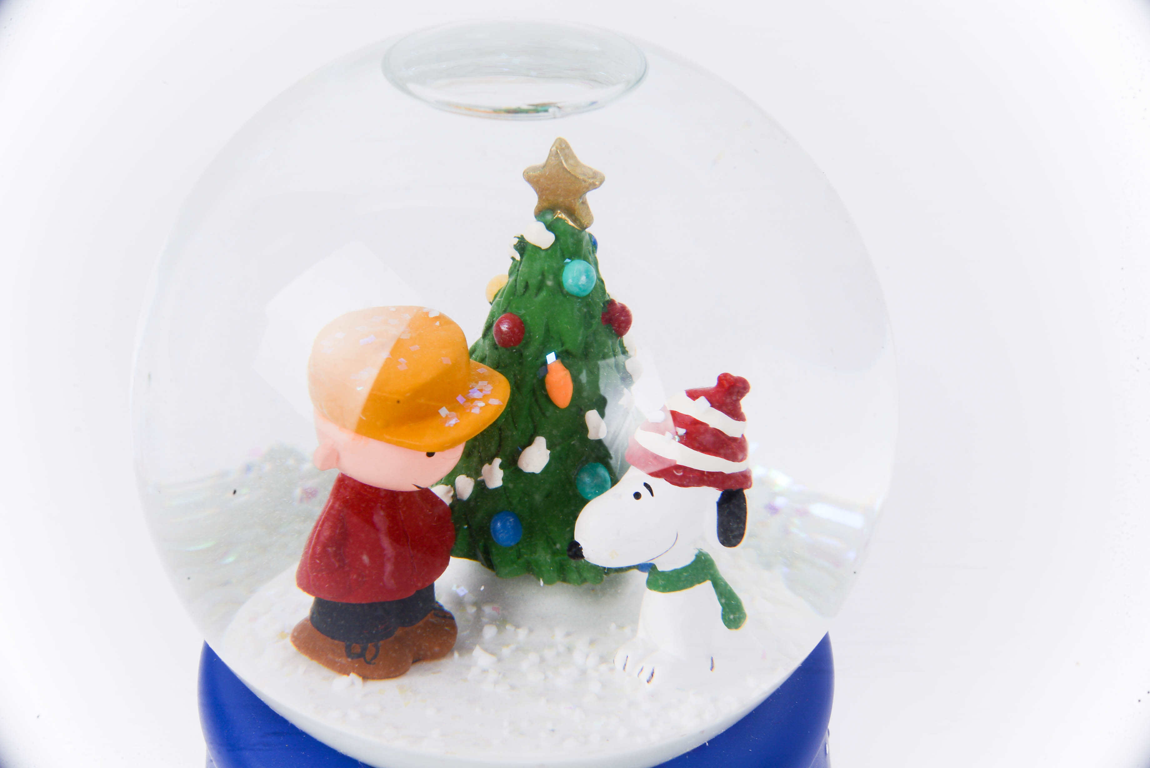 50th Anniversary Peanuts and Coca-Cola Snow Globes