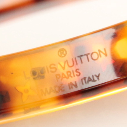 Louis Vuitton Tortoise Shell Pattern Resin Bangle