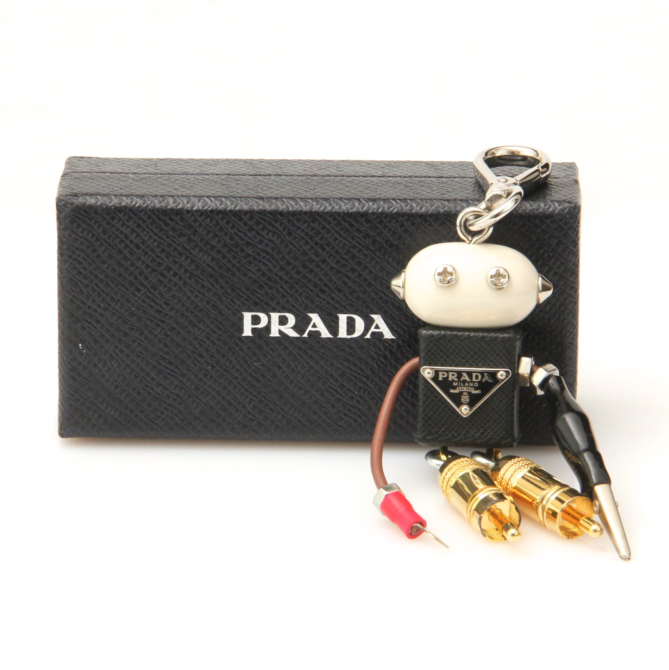 Prada Edward Robot Key Chain
