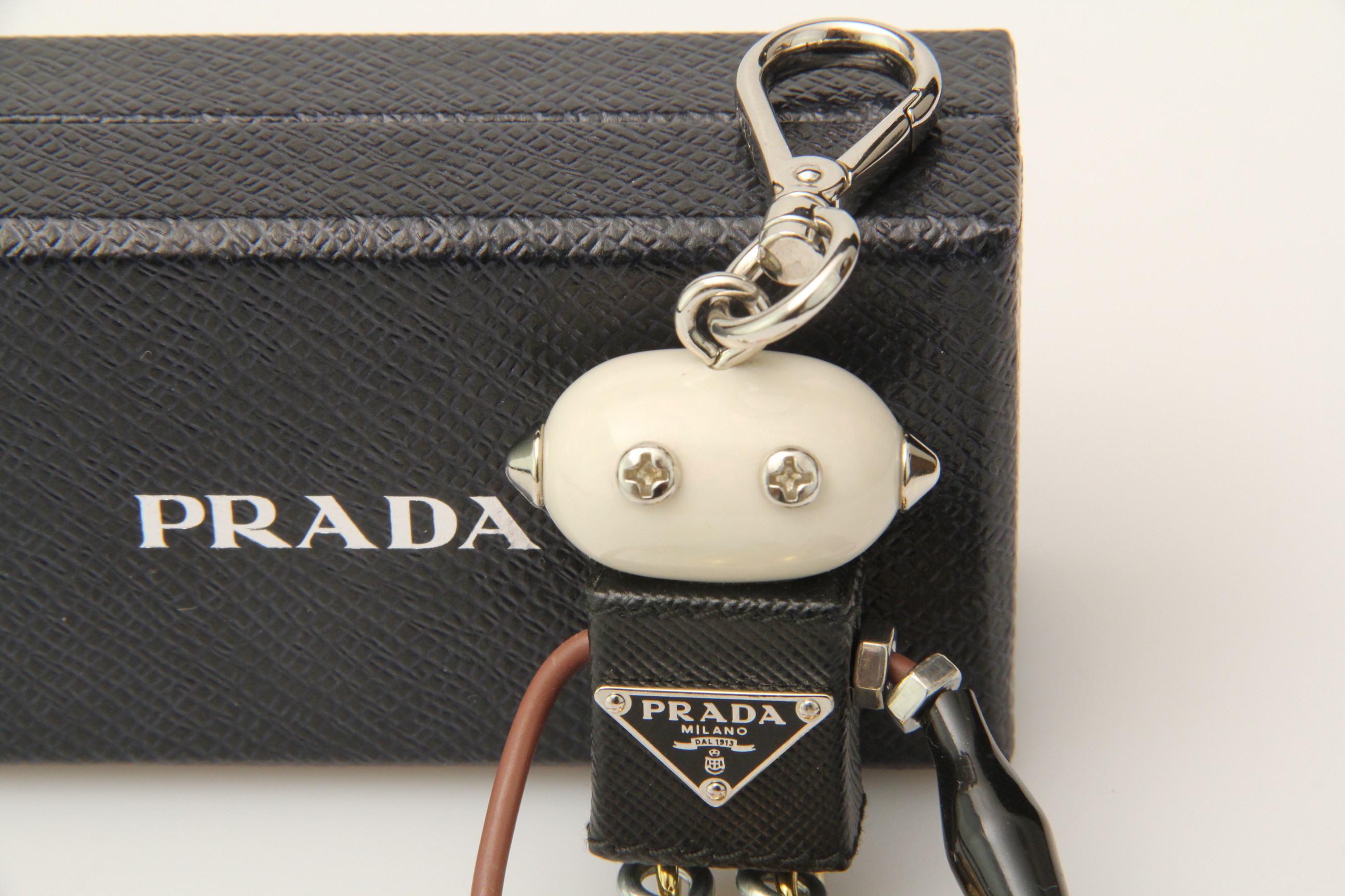 Prada Edward Robot Key Chain