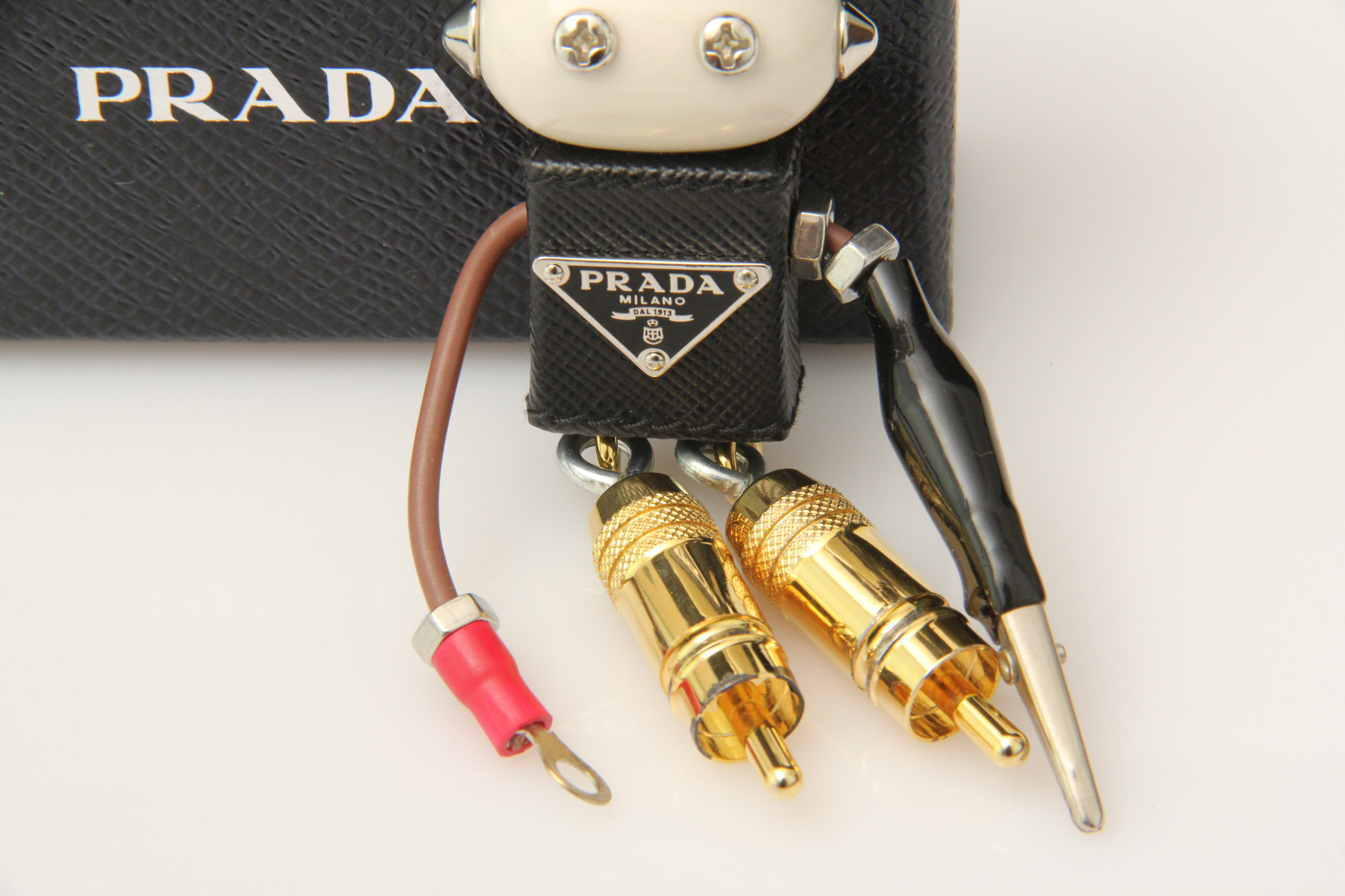 Prada Edward Robot Key Chain