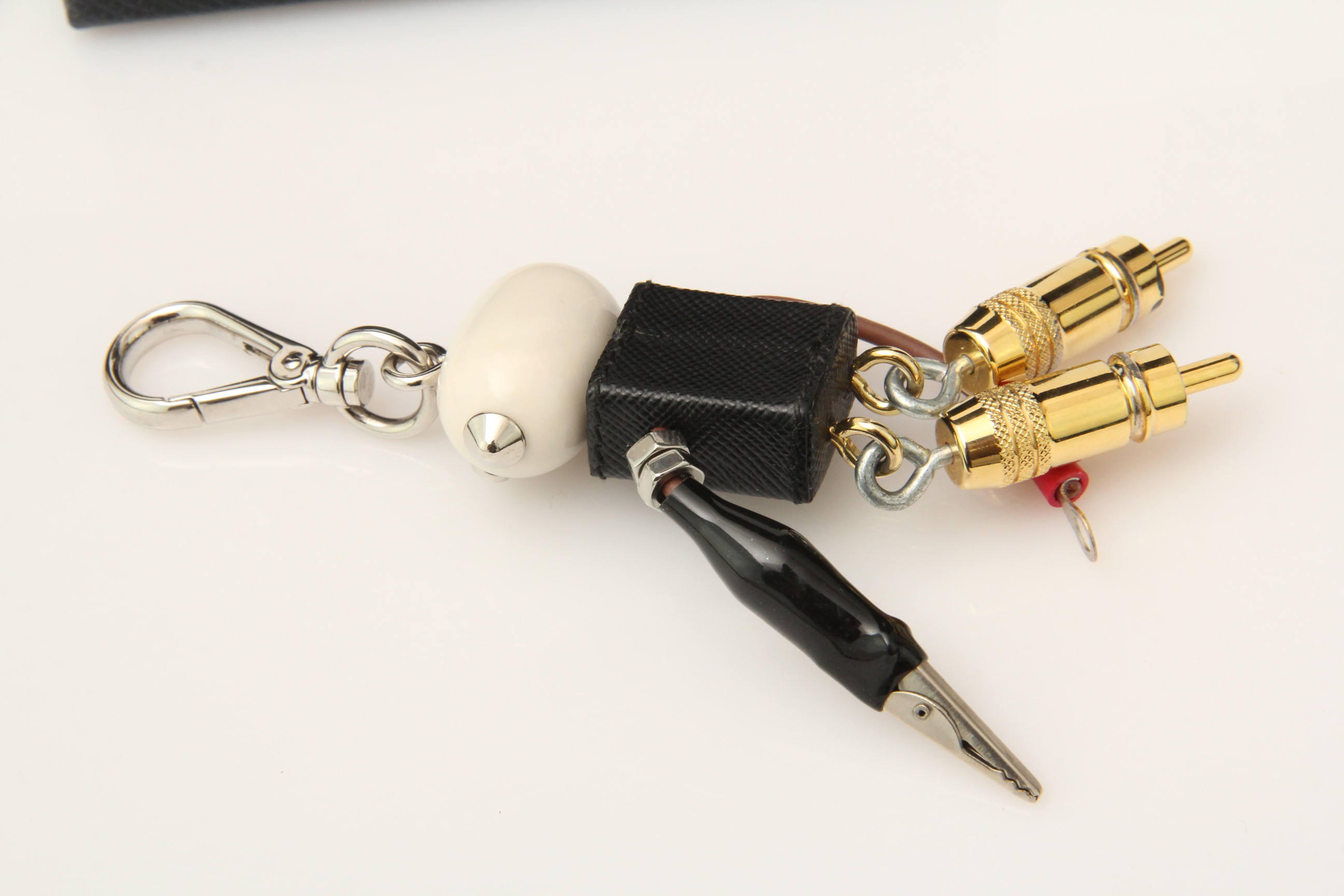 Prada Edward Robot Key Chain