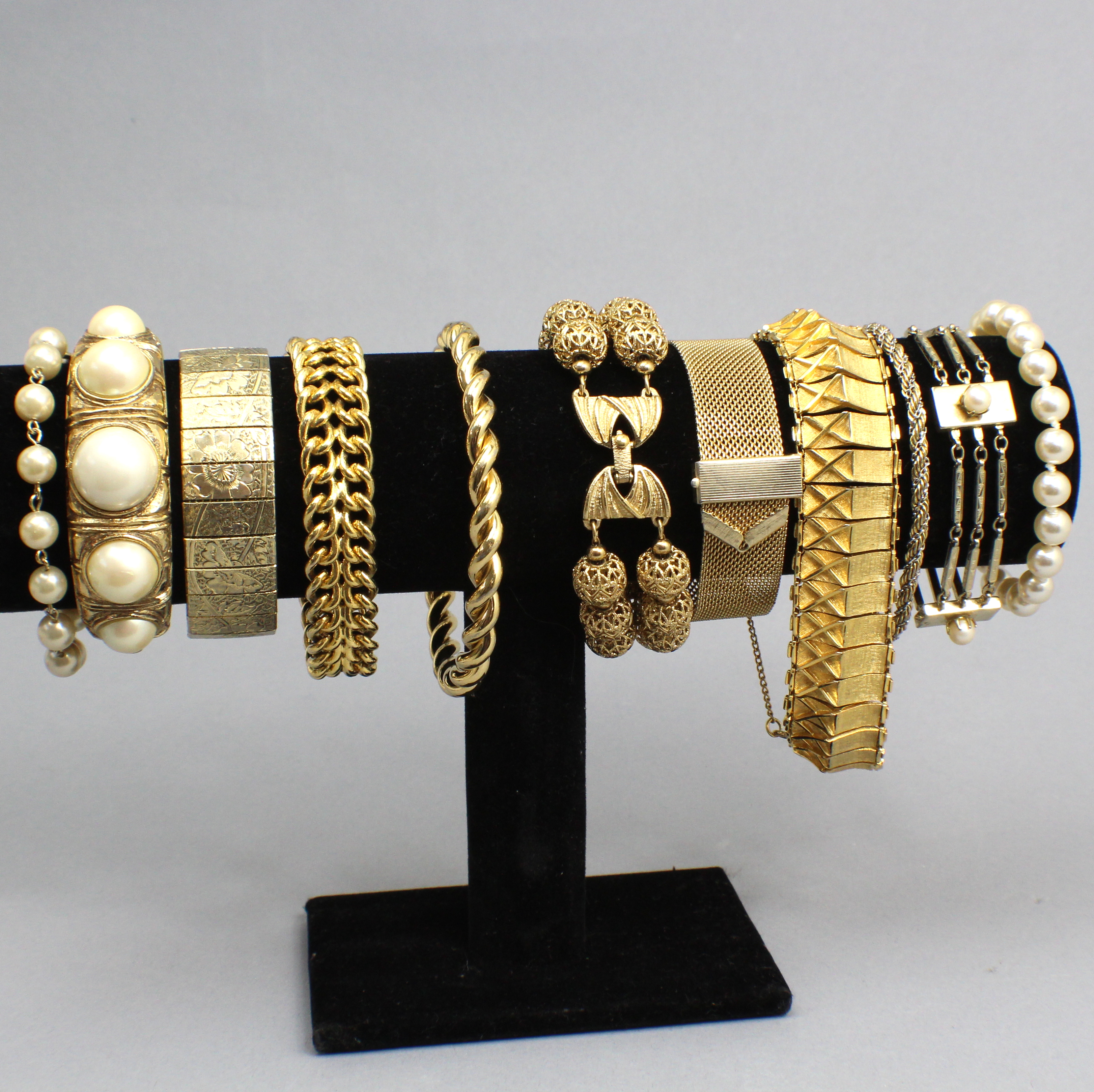 Gold and Silver-Tone Bracelets