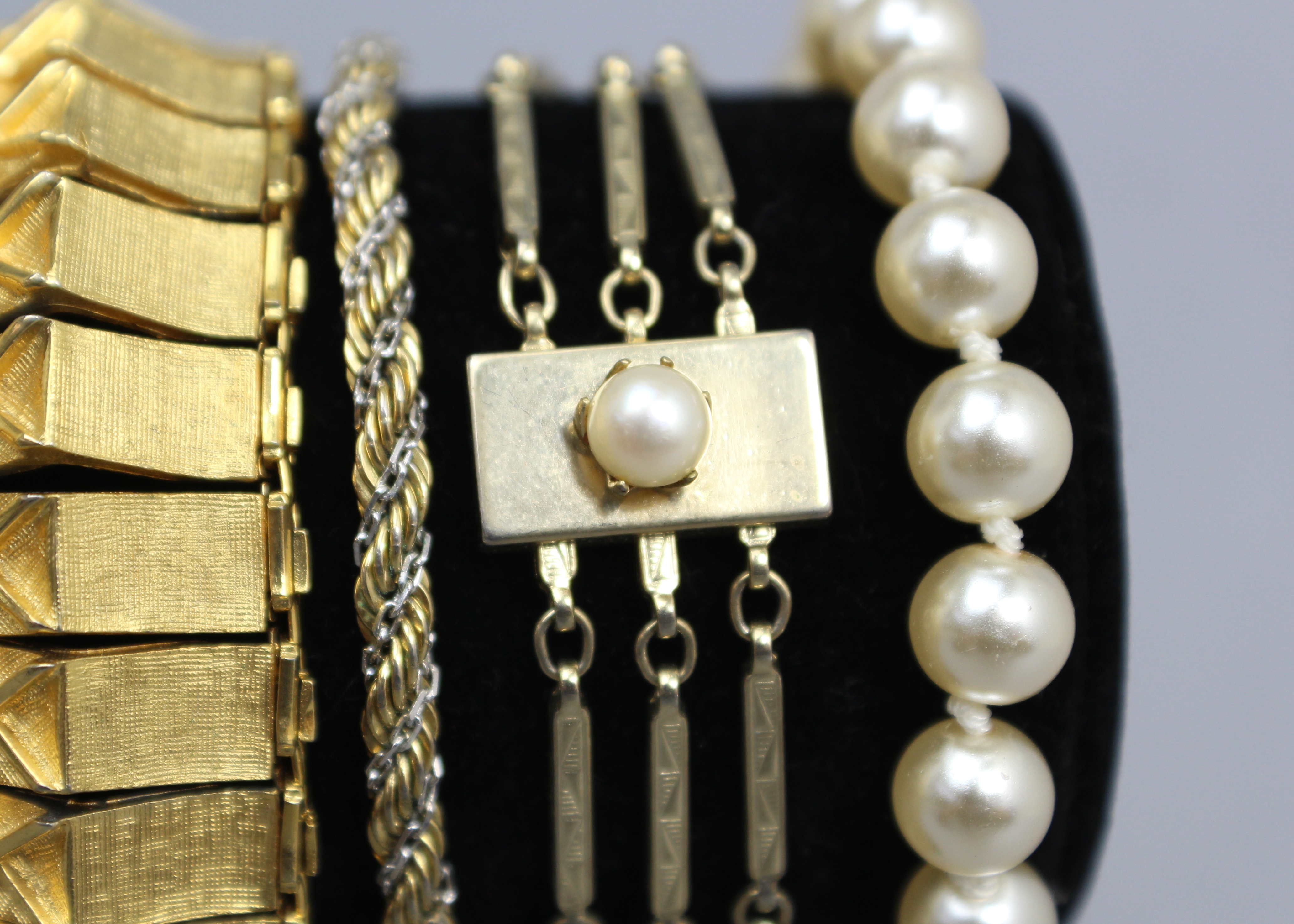 Gold and Silver-Tone Bracelets