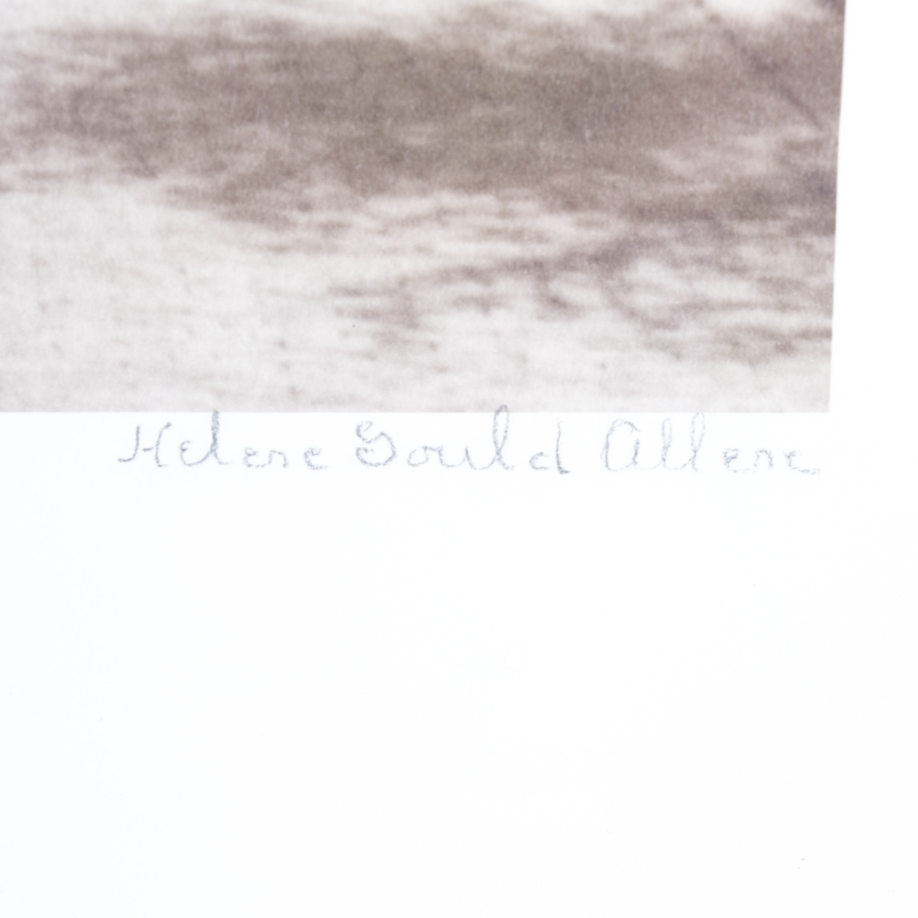 Vintage Helene Gould Allene Sepia Photograph "Pennsylvania"