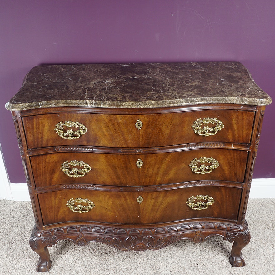 Henredon Marble Top Dresser