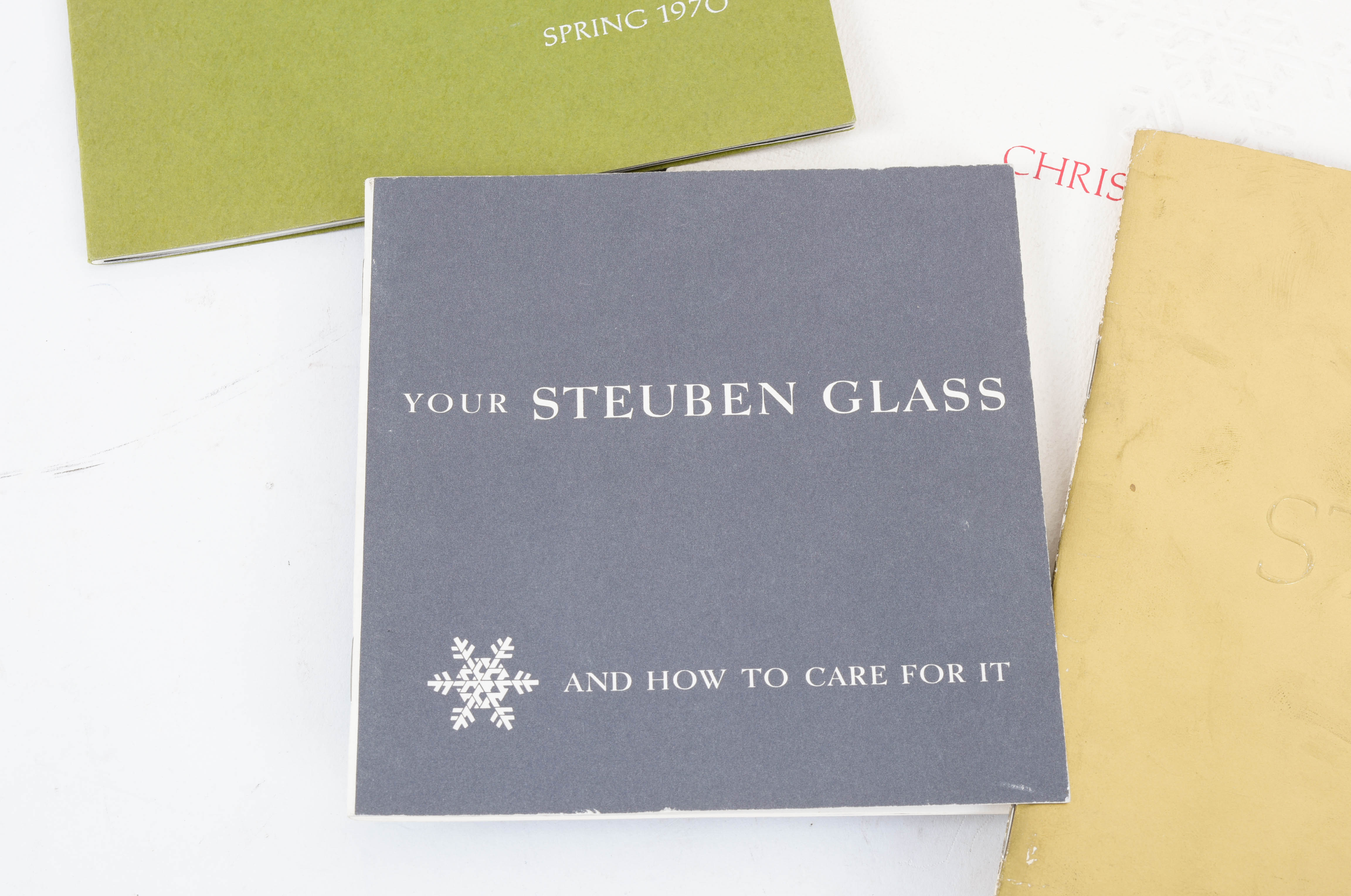 Collection of Vintage Steuben Glass Collector Manuals