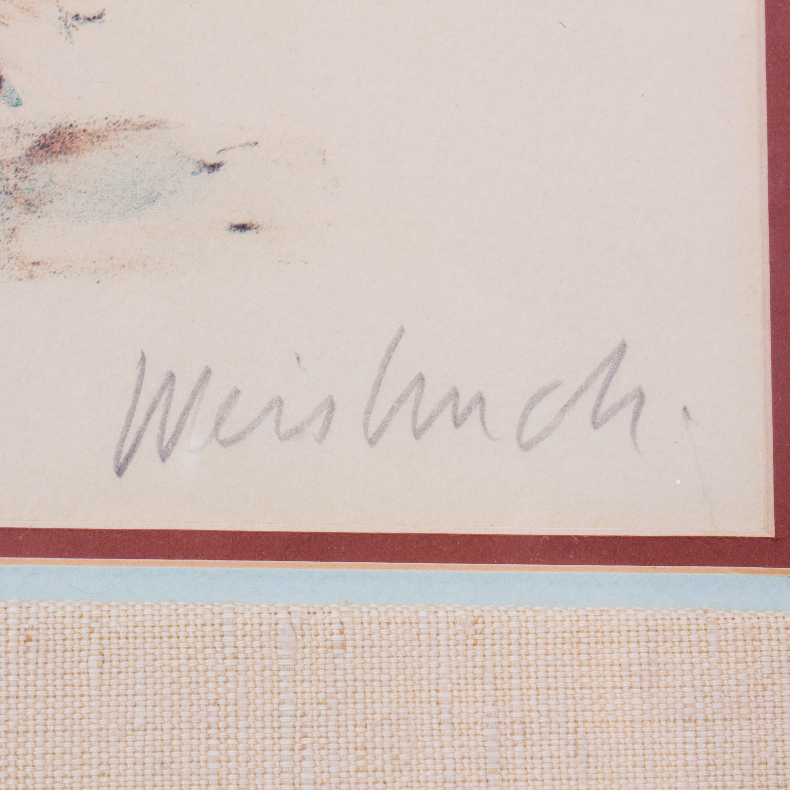 Claude Weisbuch Artist Proof Lithograph