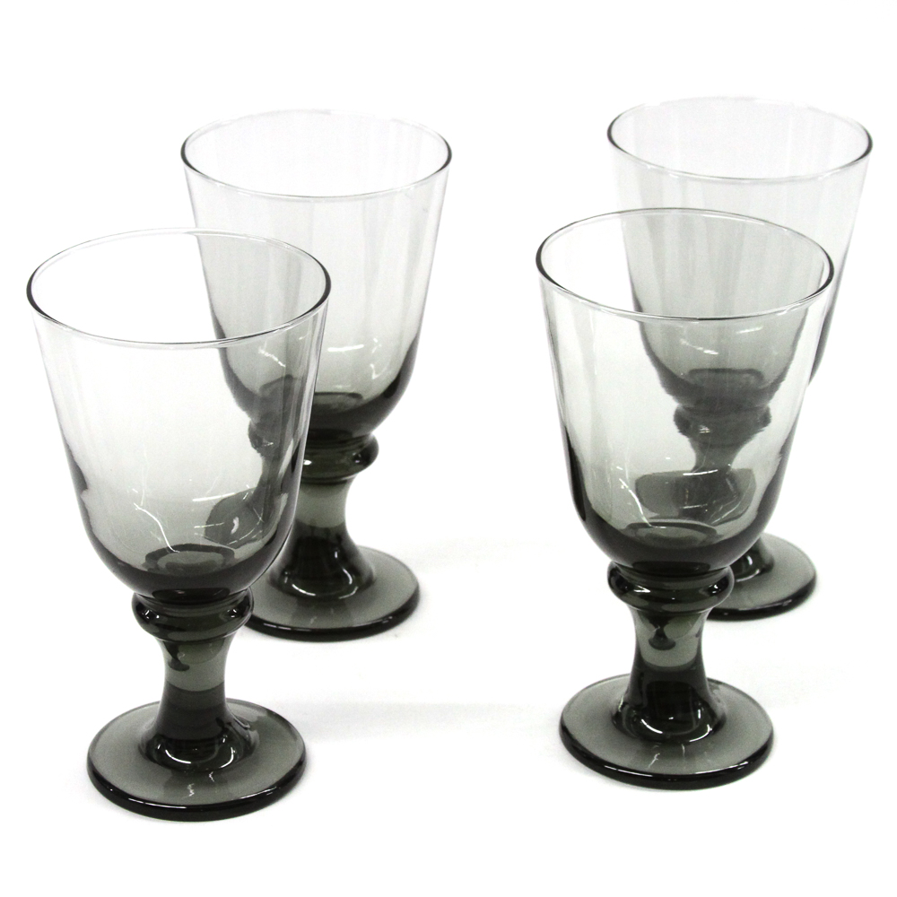 Set of Short Glass Goblets
