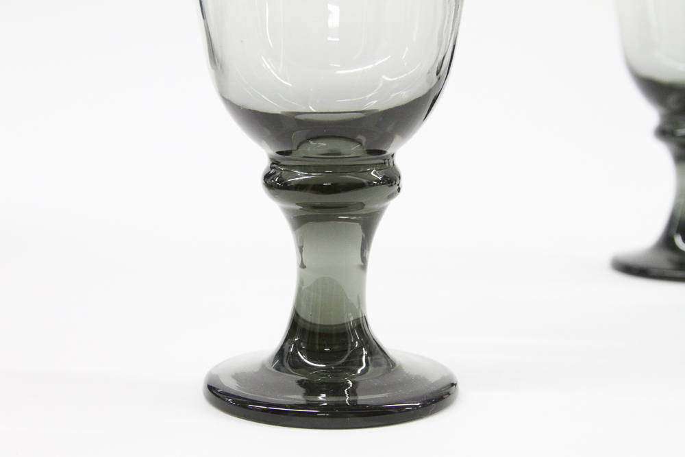Set of Short Glass Goblets
