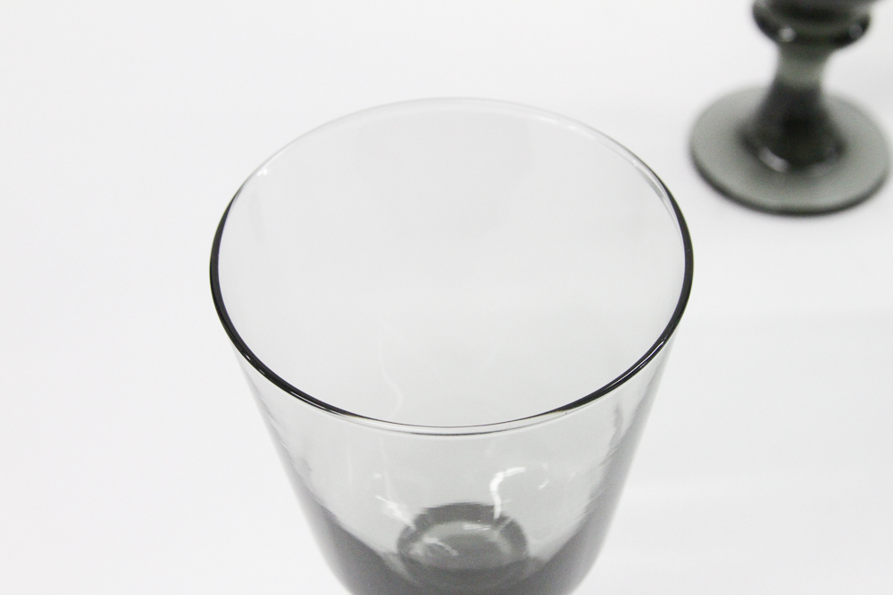 Set of Short Glass Goblets