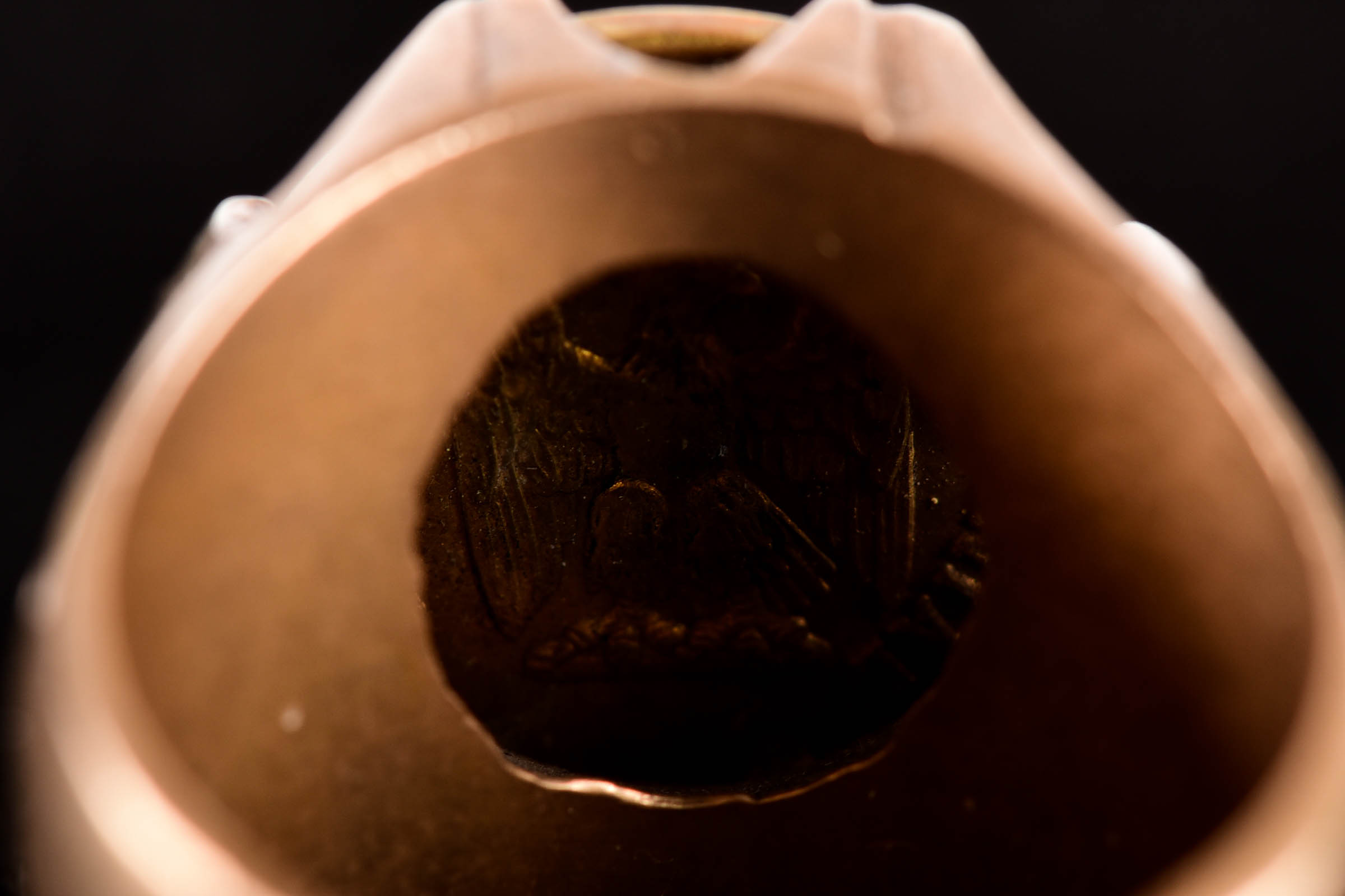 14K Men's Signet Coin Ring