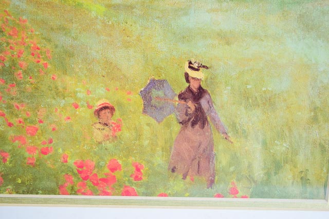 Framed "Poppies at Argenteuil" Monet Print