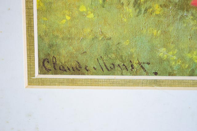 Framed "Poppies at Argenteuil" Monet Print