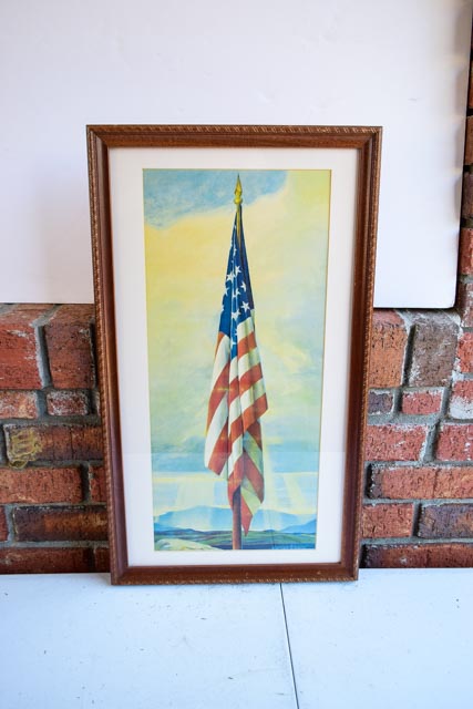 Patriotic Prints and Framed Flags