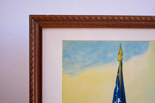 Patriotic Prints and Framed Flags