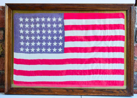 Patriotic Prints and Framed Flags