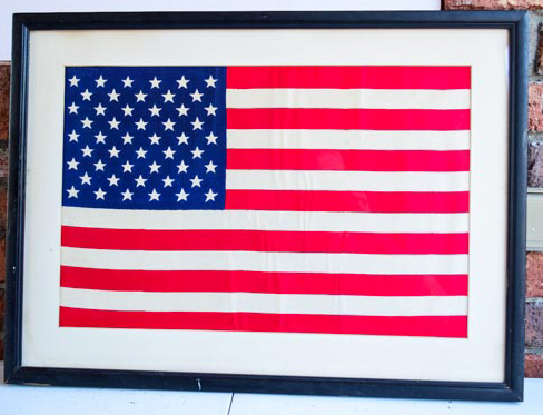 Patriotic Prints and Framed Flags