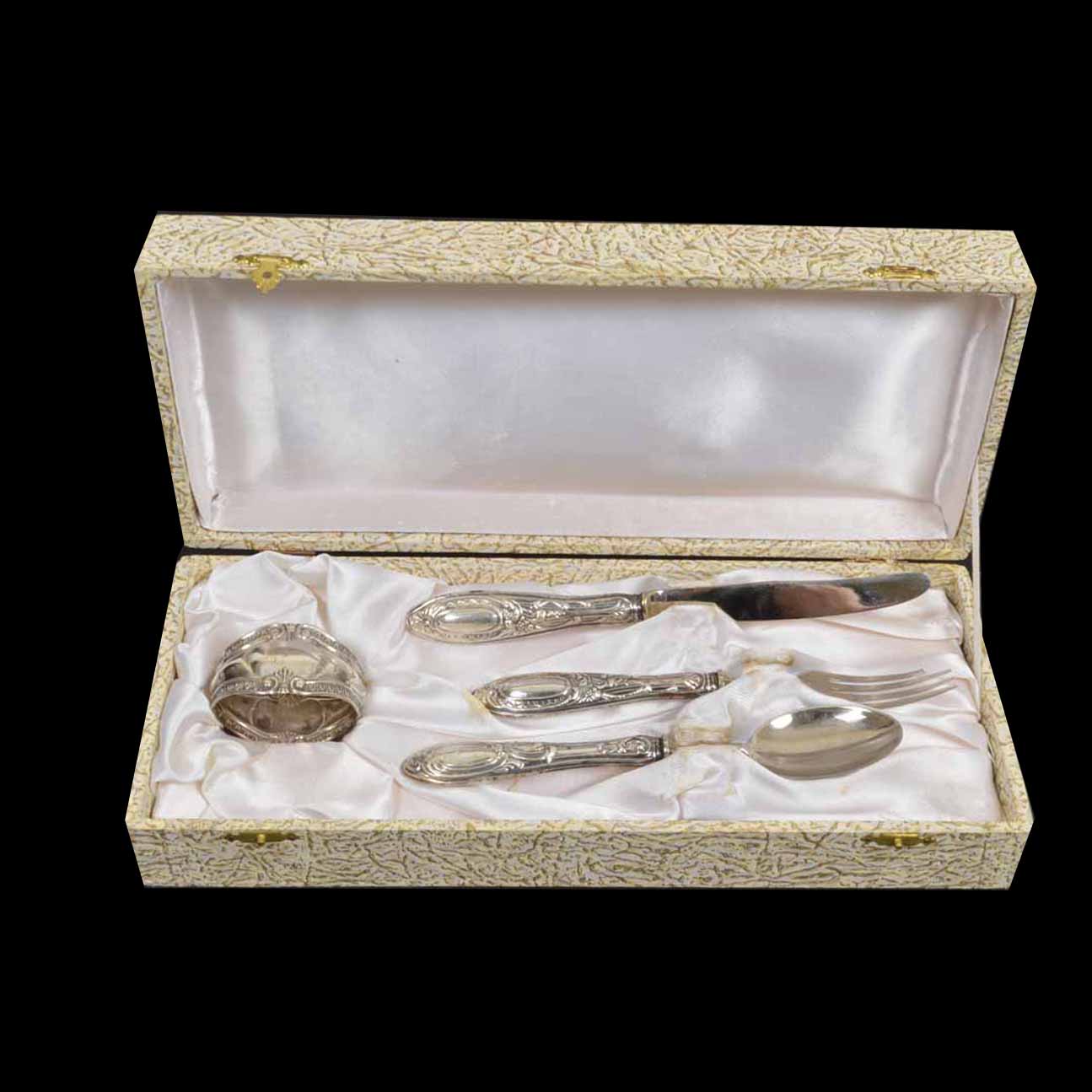 Vintage Solingen 800 Silver Flatware Set for One