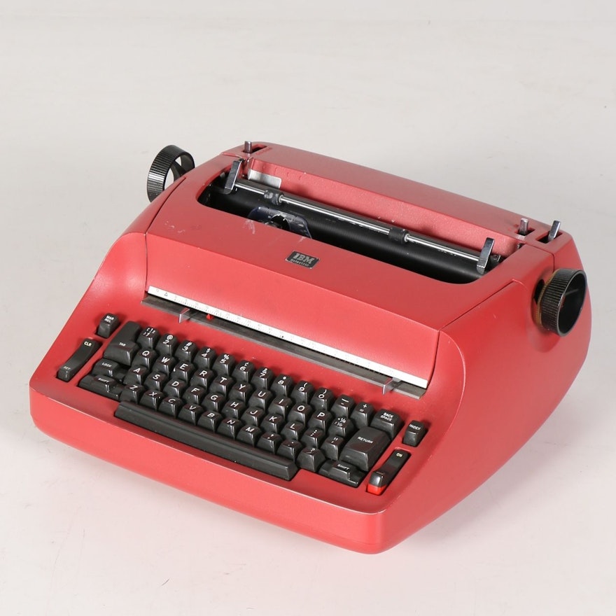 IBM Selectric Red Typewriter