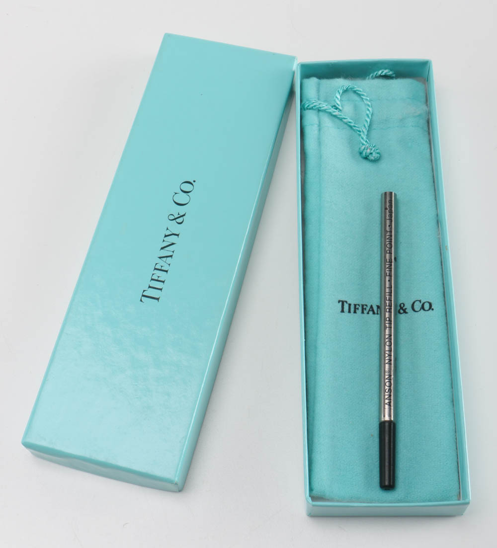 Tiffany & Co. Blue Purse Pen and Anson Tip Refill