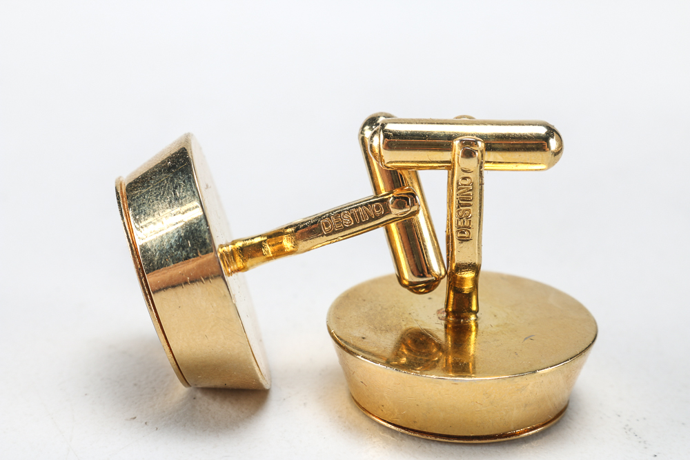 Vintage Destino Cufflink Set in Original Case