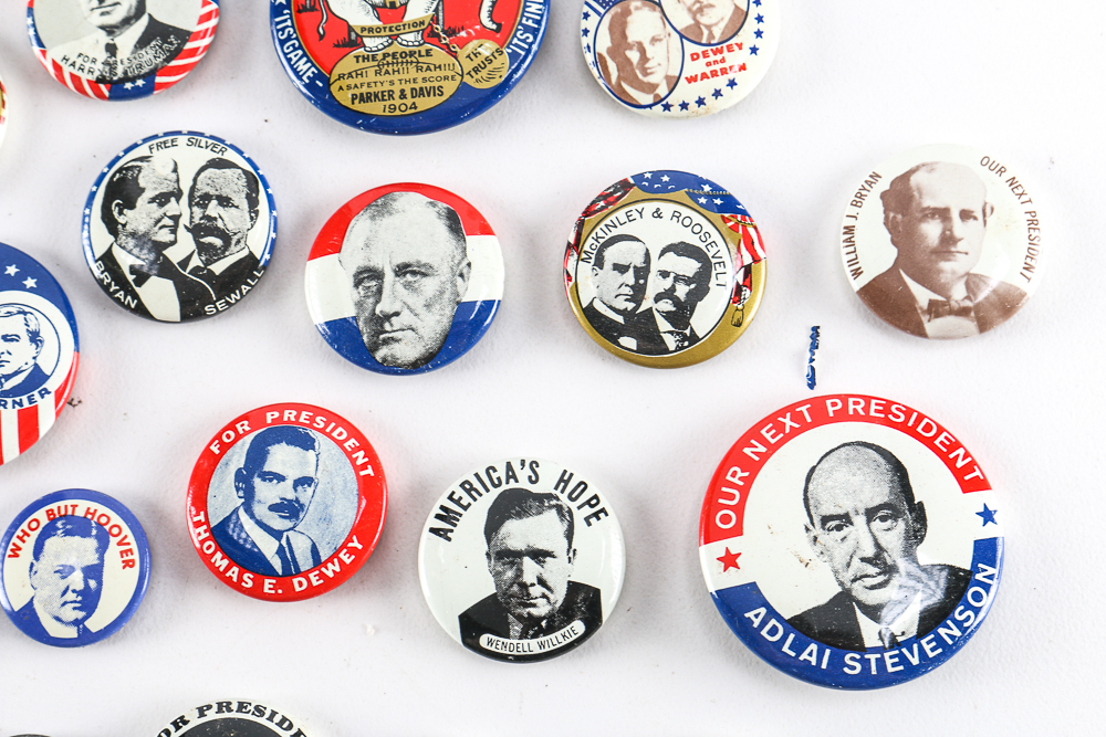 1968 Kleenex Reproduction Political Buttons