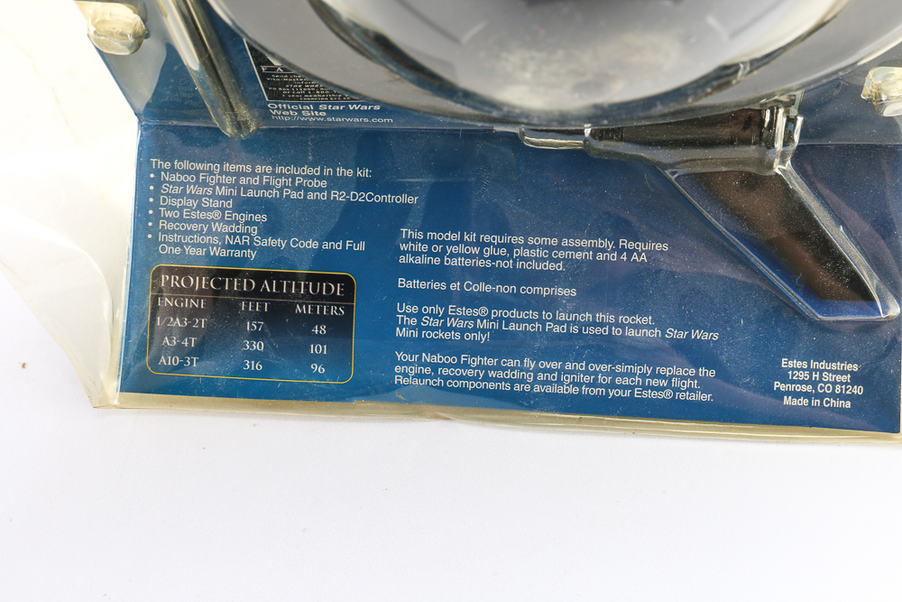 Star Wars Episode I "Naboo Fighter" Model Rocket