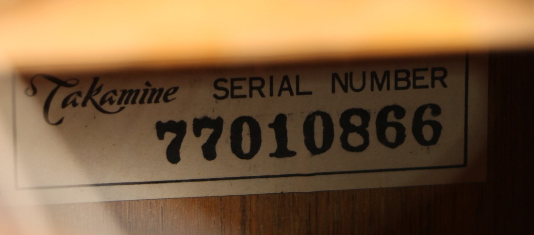 1977 Takamine F-312 Classical Guitar With Lawrence A300 Soundhole Pickup