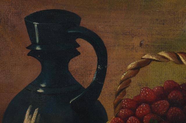 P. Janert Vintage Oil on Board Still Life