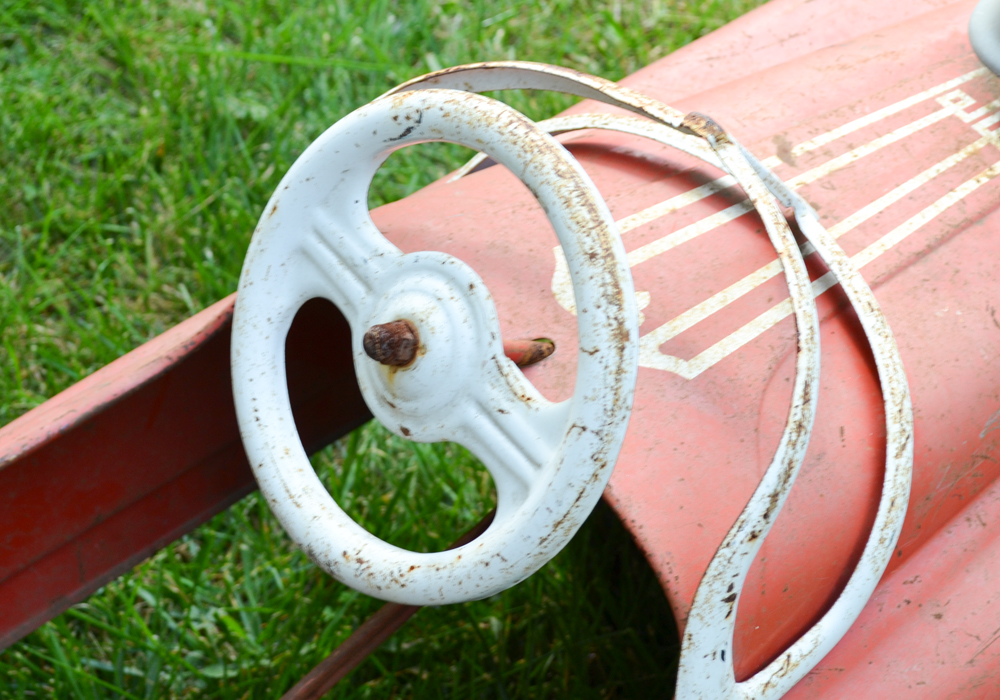 Vintage Fire Engine Pedal Car