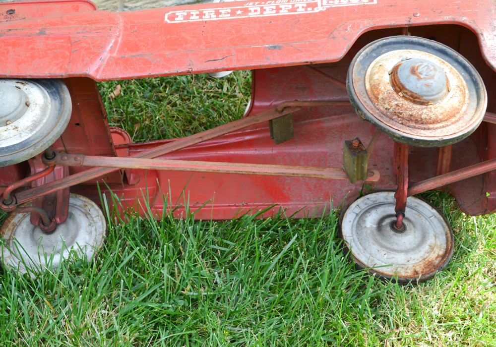 Vintage Fire Engine Pedal Car
