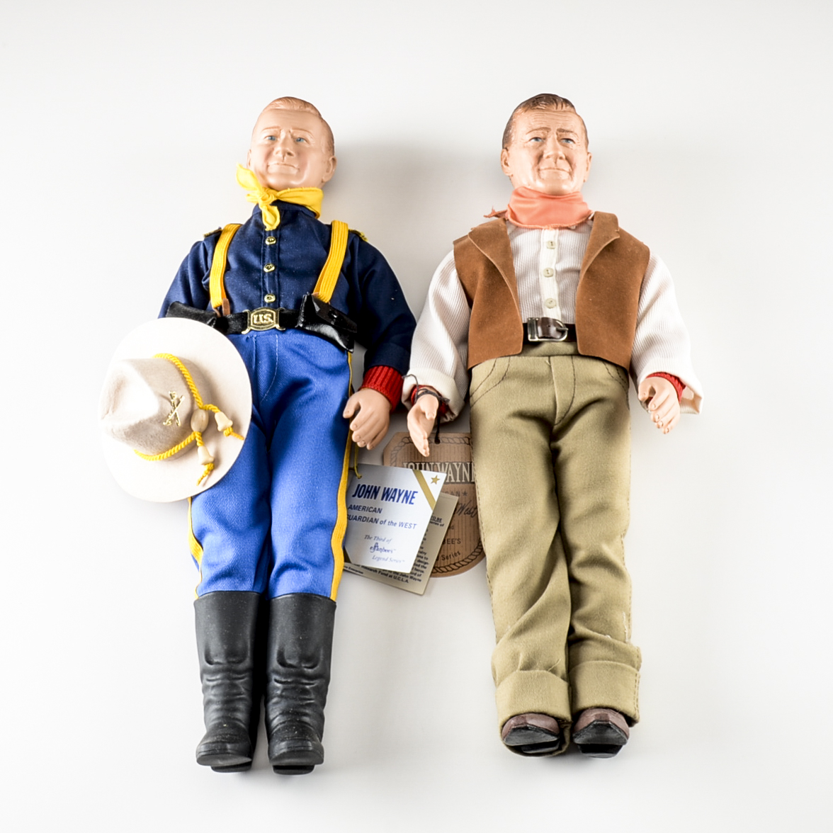 Two John Wayne Effanbee Dolls