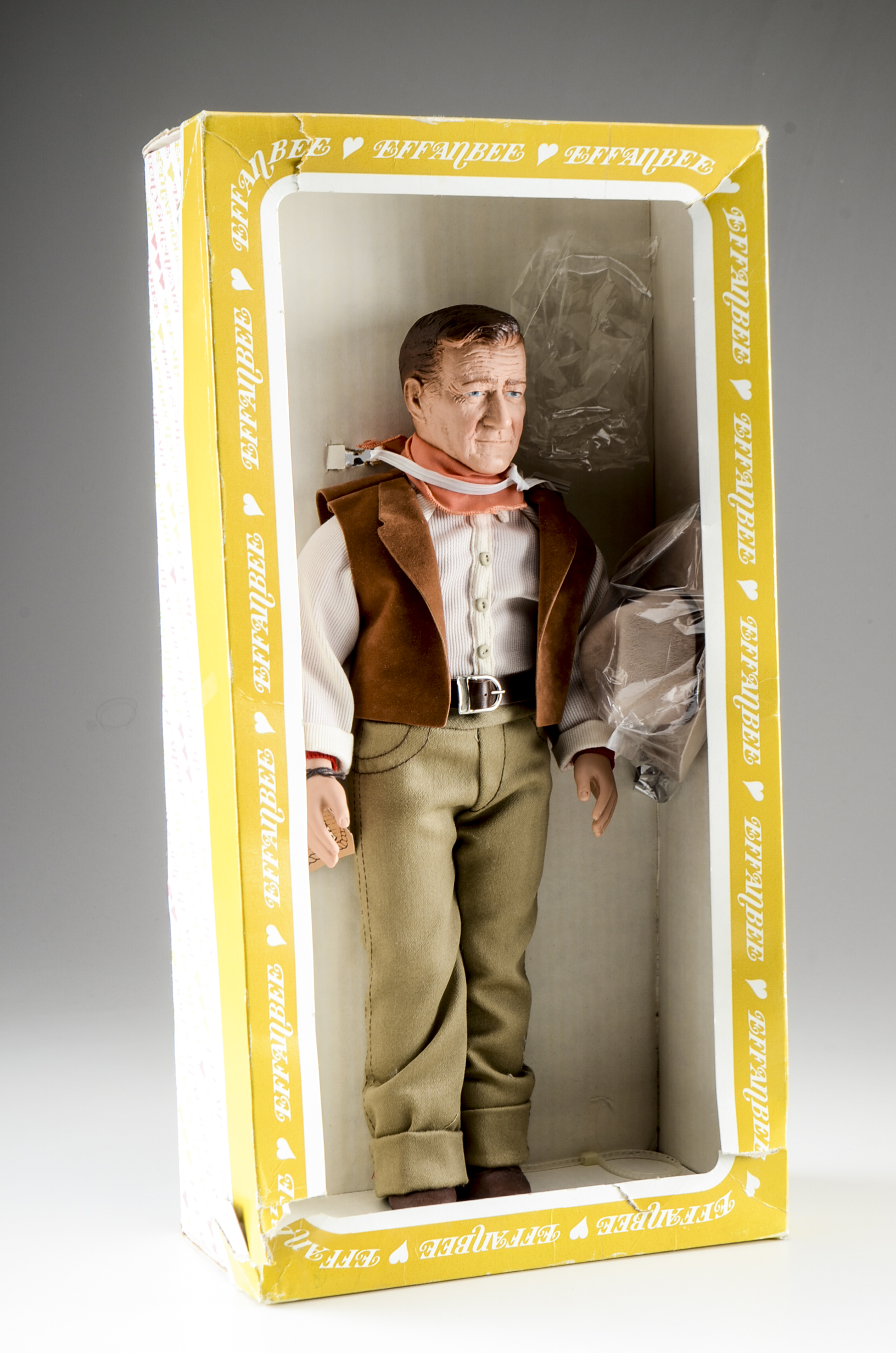 Two John Wayne Effanbee Dolls