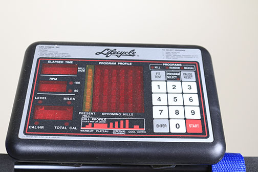 Lifecycle 5500 Stationary Bicycle and Sharper Image Step Machine