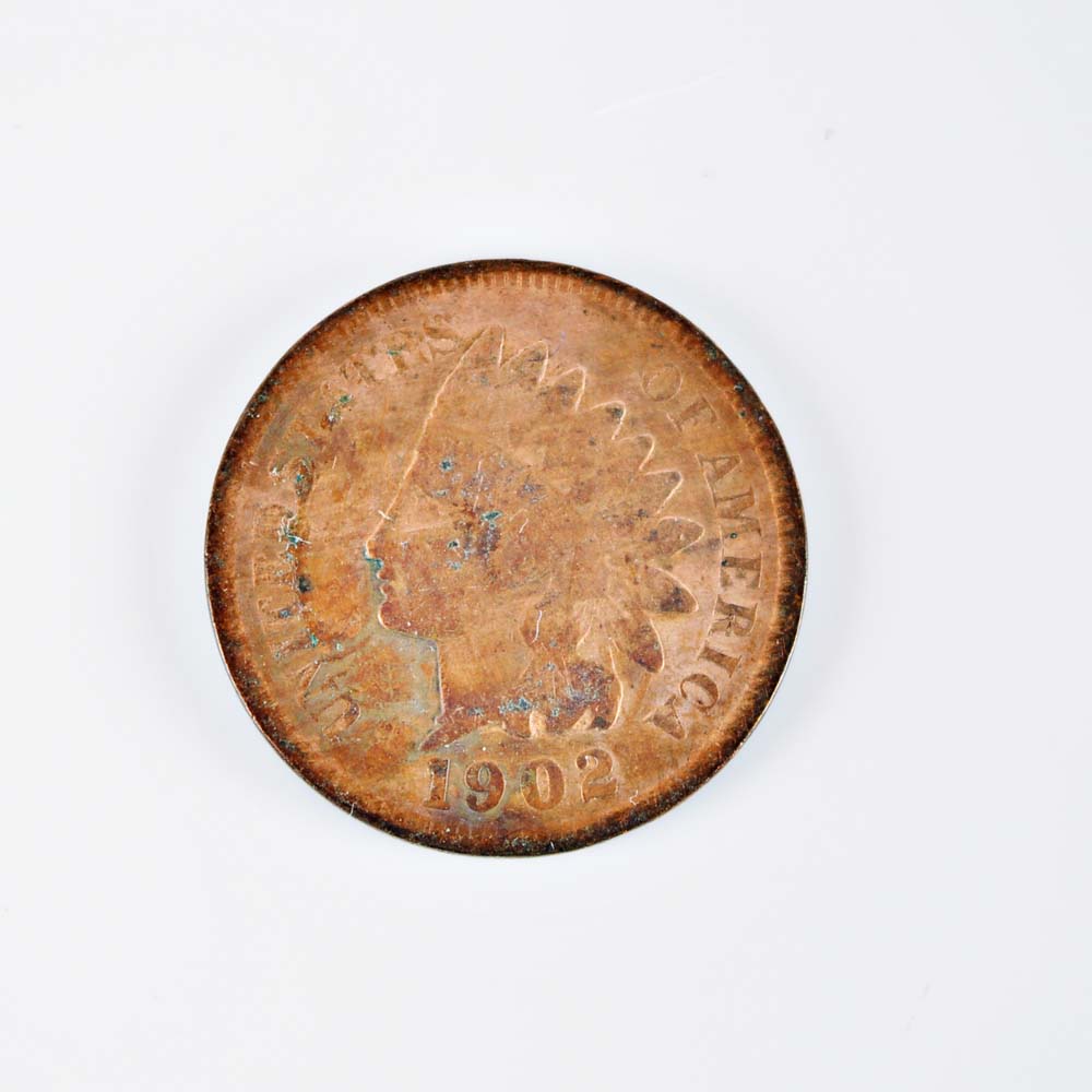 Collection of Indian One Cent Coins