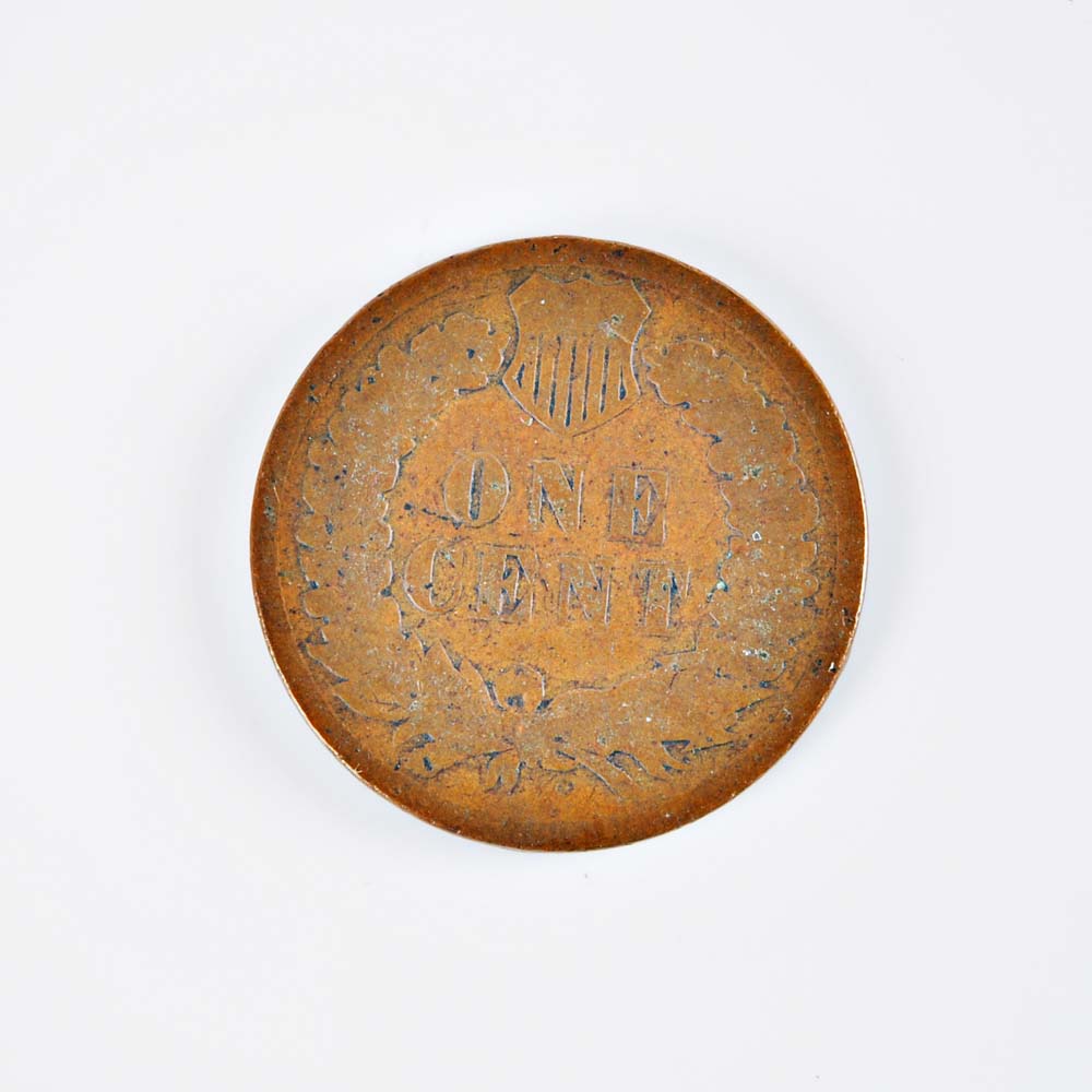 Collection of Indian One Cent Coins