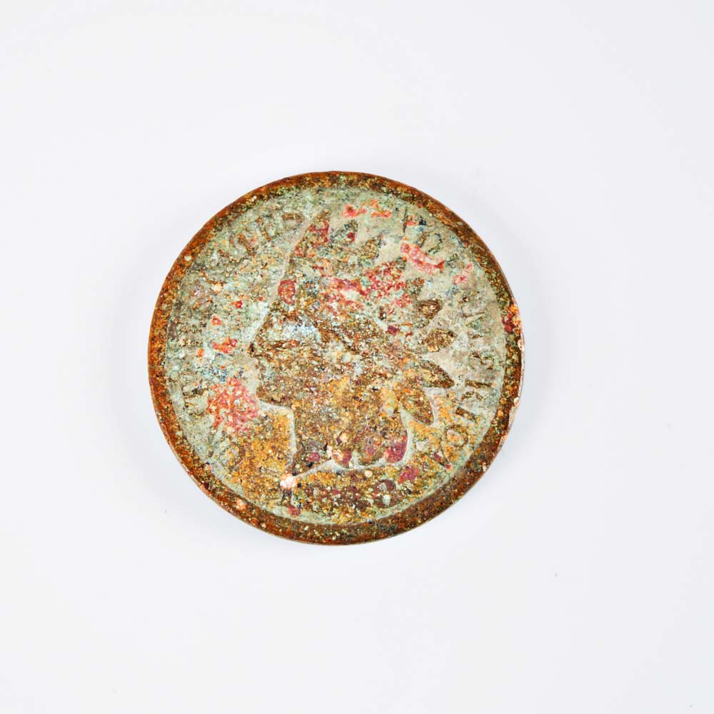 Collection of Indian One Cent Coins