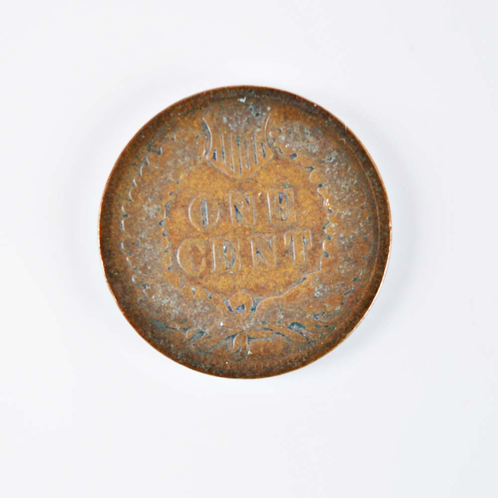 Collection of Indian One Cent Coins