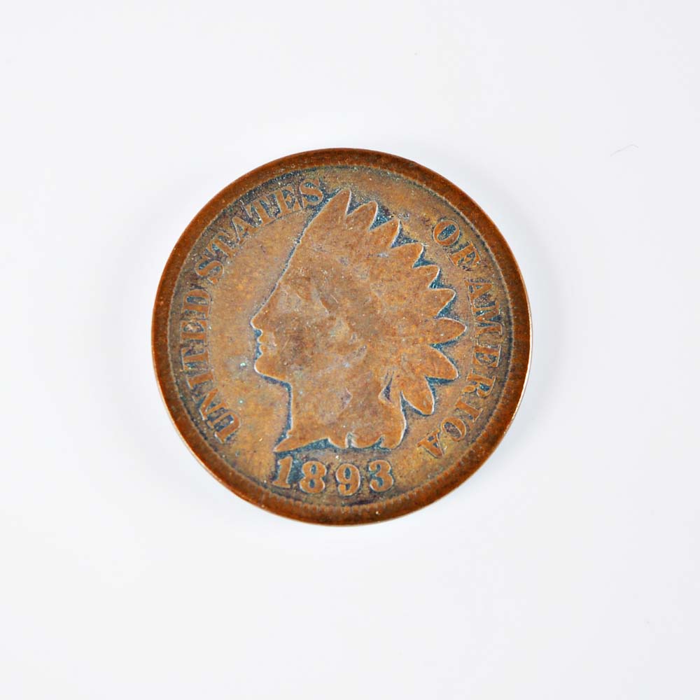 Collection of Indian One Cent Coins