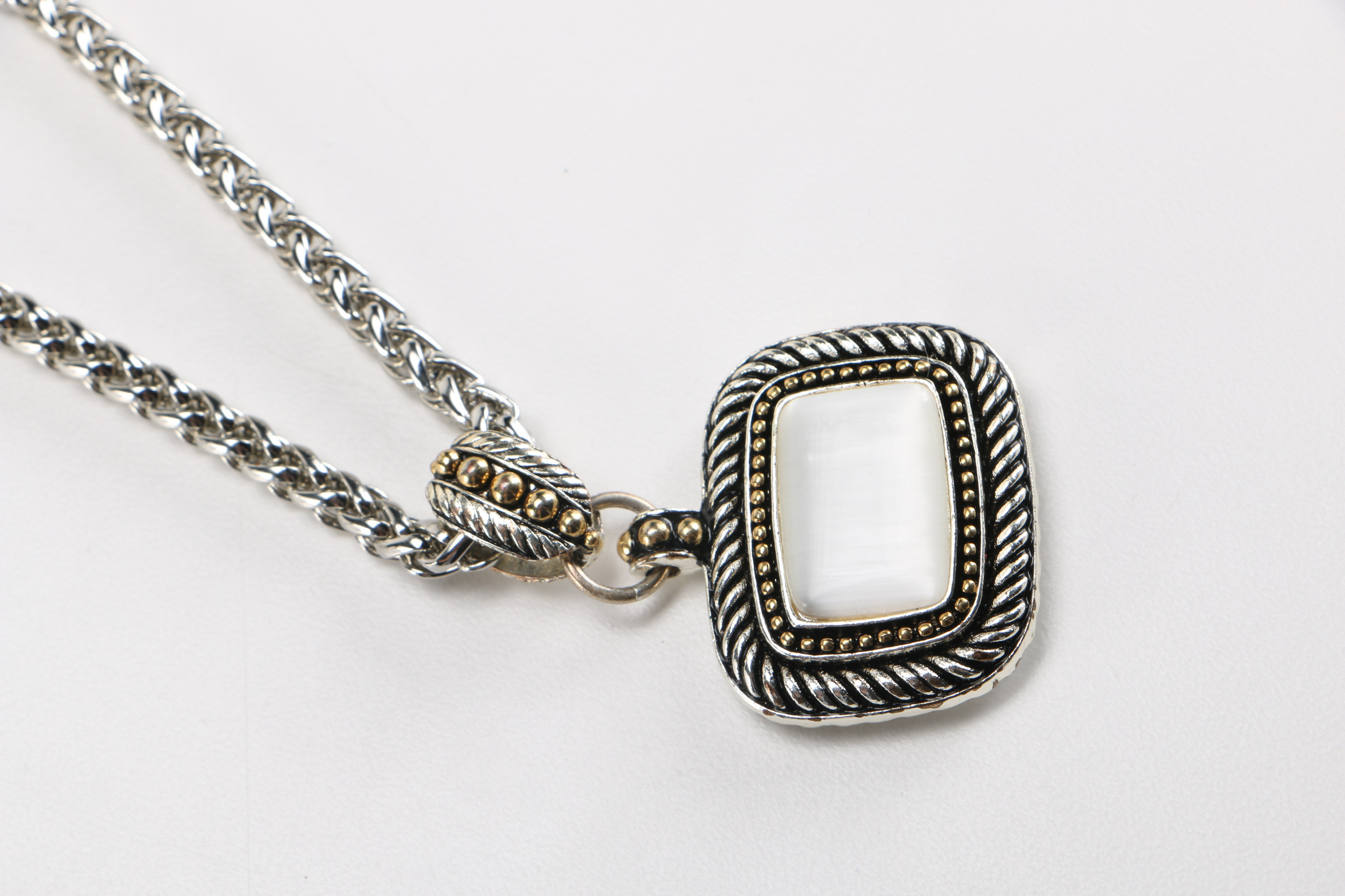 Silver Tone, Black and Gold Tone Jewelry