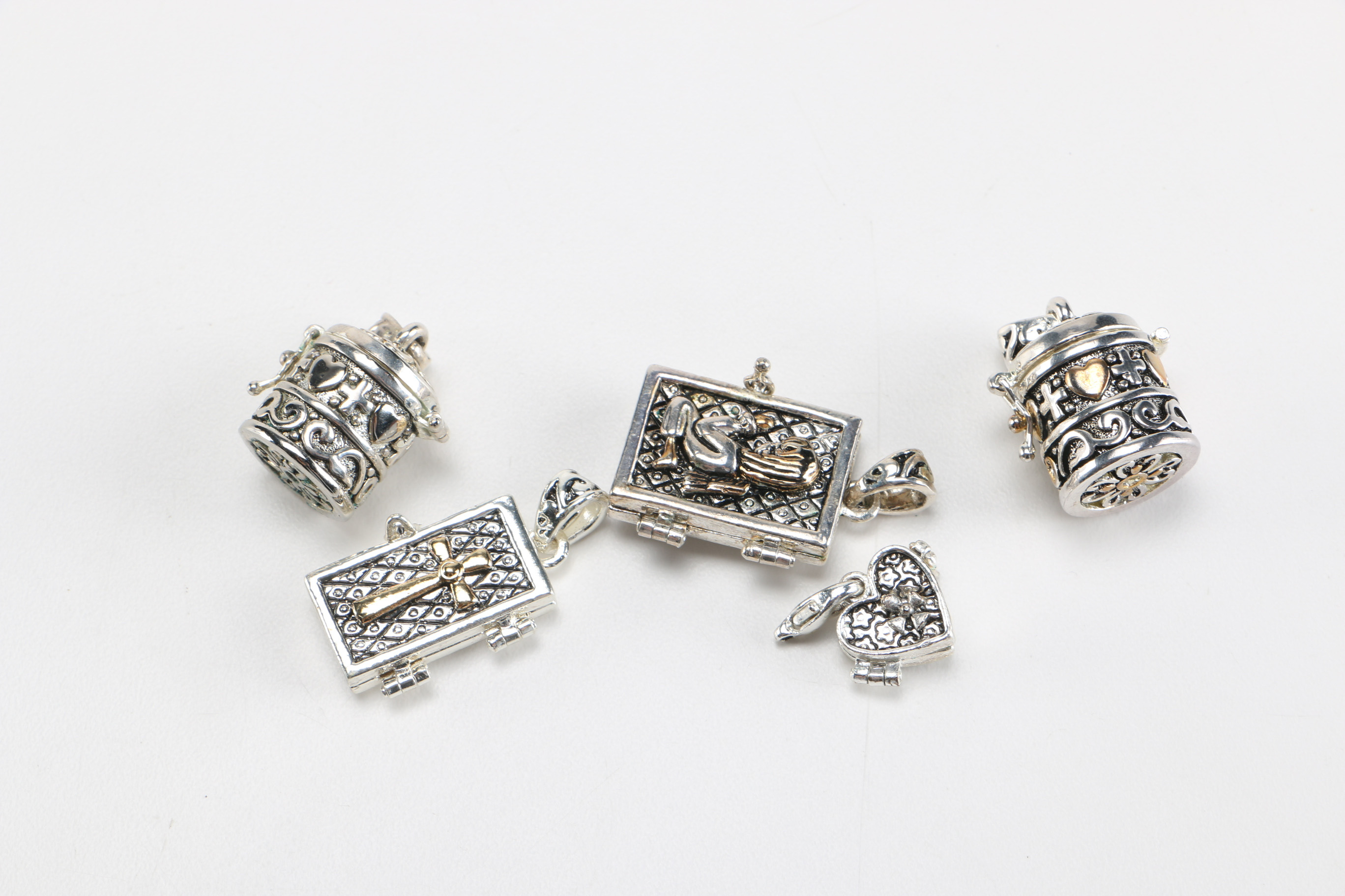 Silver Tone, Black and Gold Tone Jewelry