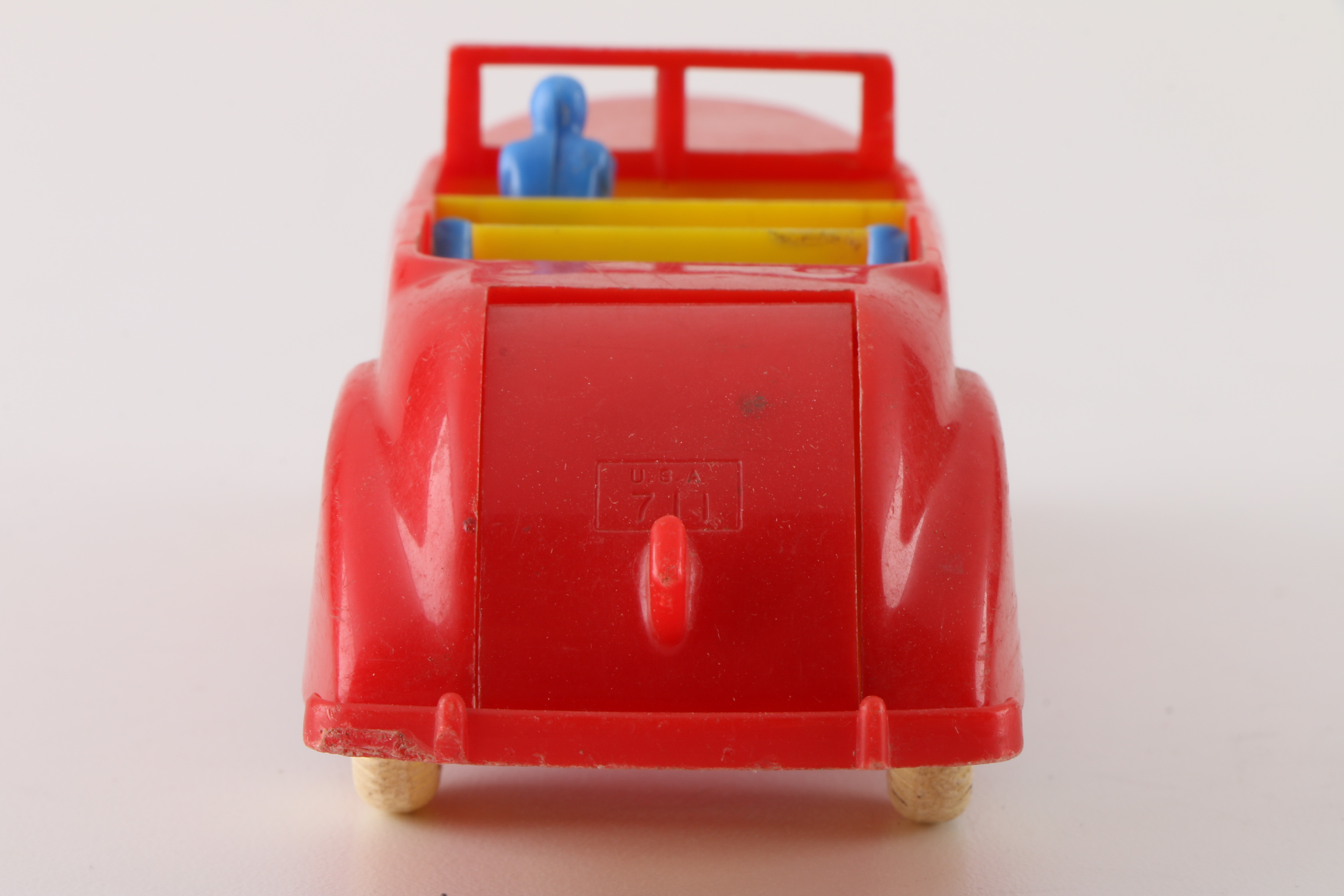 Collection of Vintage Plastic Toy Cars and Trucks