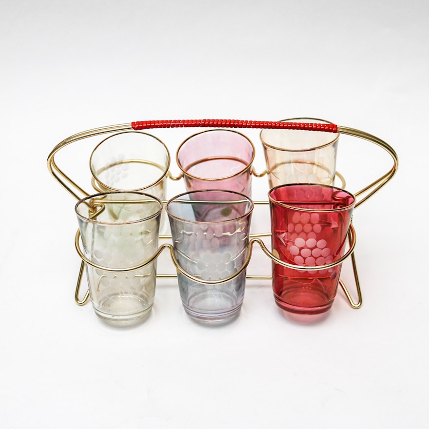 Drinking Glasses with Carrier