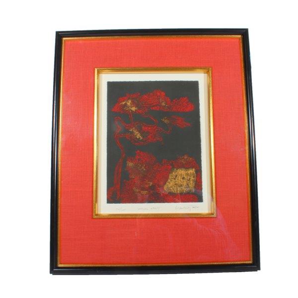 "Mahal Kahoy" Limited Edition Woodblock Print By Kanwal Prakash Singh