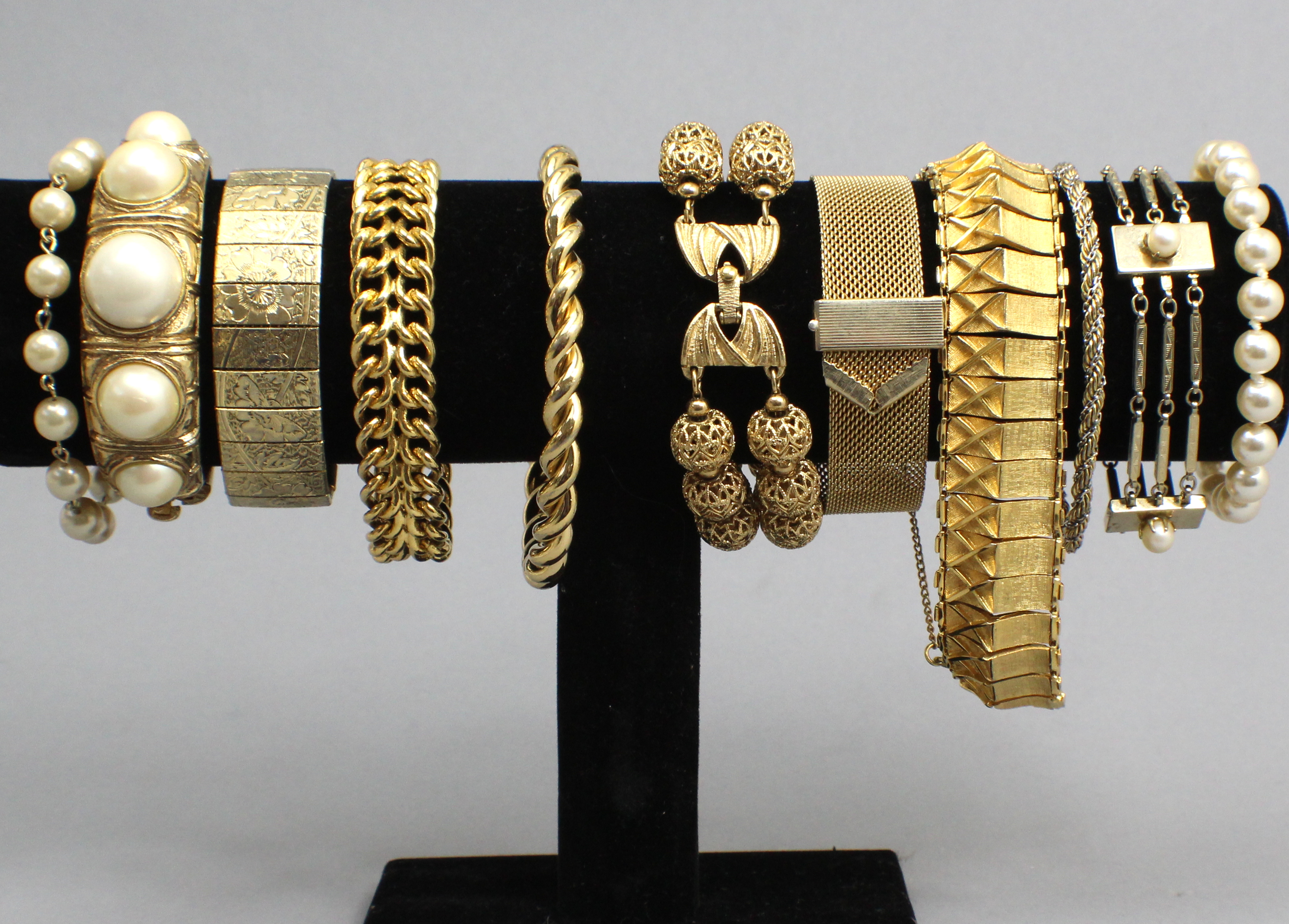 Gold and Silver-Tone Bracelets