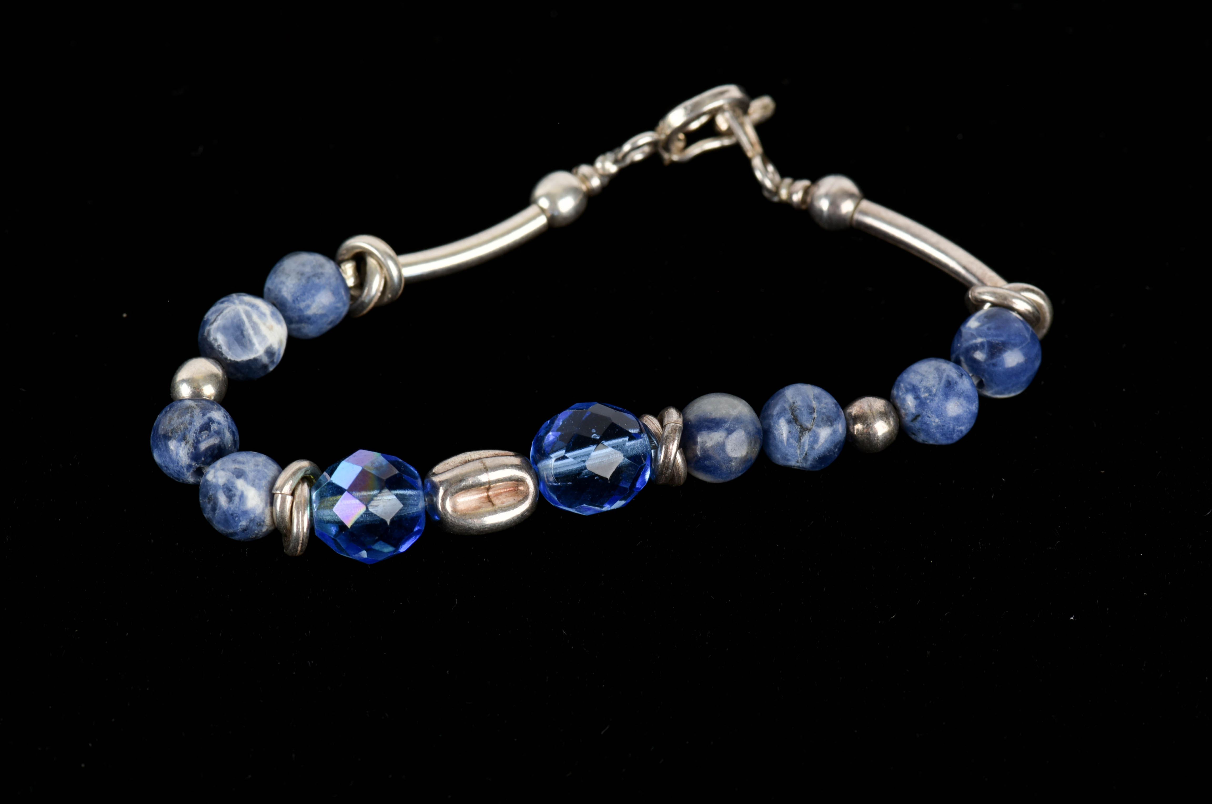 Five Stone and Silver Tone Bracelets