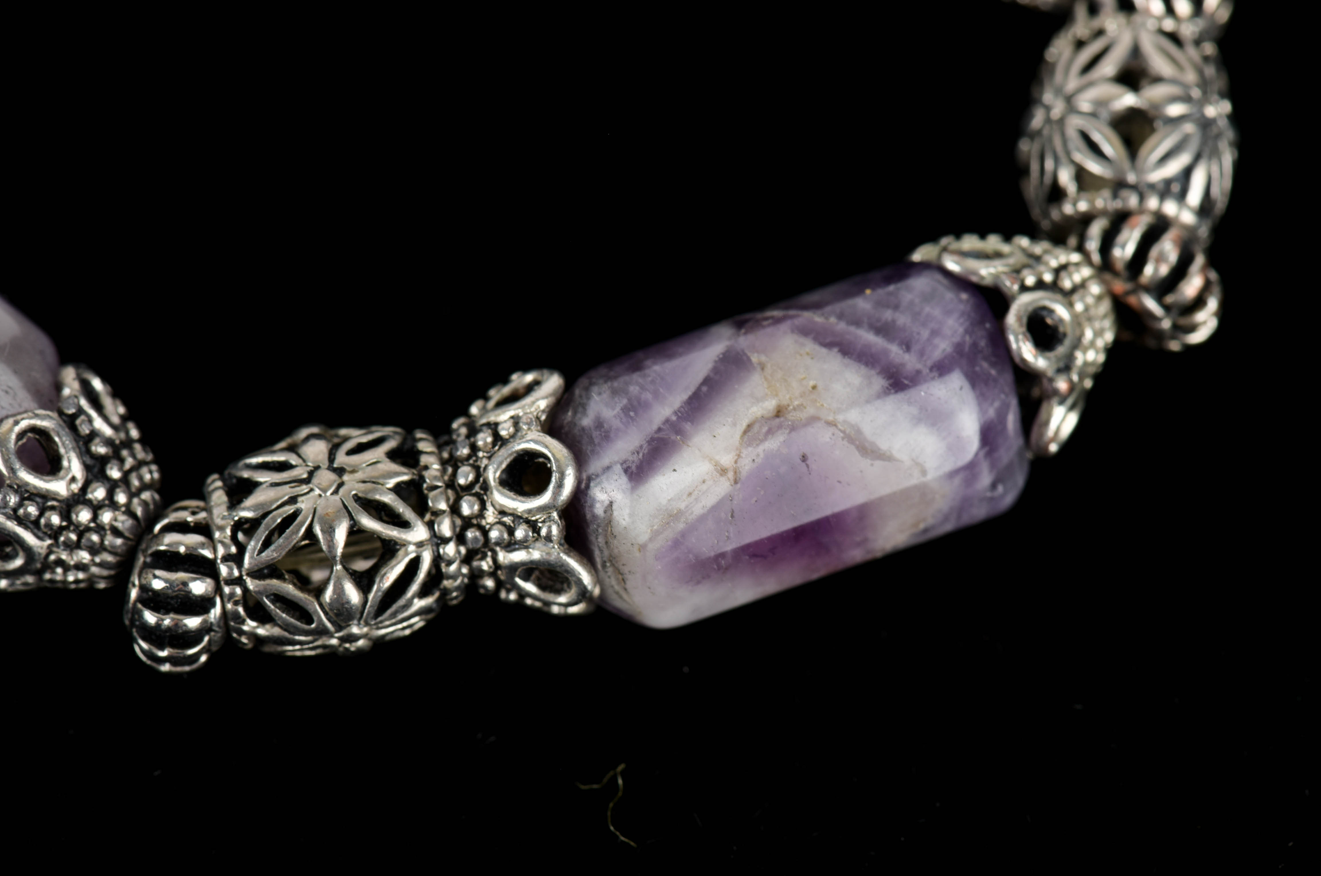 Five Stone and Silver Tone Bracelets